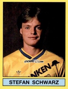 Figurina Stefan Schwarz - Fotboll 91. Allsvenskan och Division 1 n. 254 - Panini