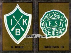 Figurina Badges - Fotboll 91. Allsvenskan och Division 1 n. 257-262 - Panini