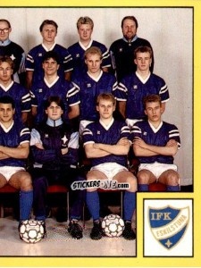 Sticker Team - Fotboll 91. Allsvenskan och Division 1 n. 289 - Panini