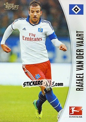 Cromo Rafael van der Vaart - Bundesliga Chrome 2013-2014 n. 89 - Topps
