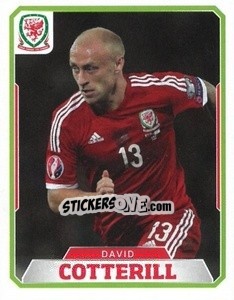 Figurina David Cotterill - Wales. We'Re Going To France! n. 23 - Panini
