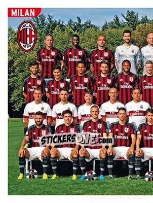Cromo Squadra Milan - Calciatori 2015-2016 n. 356 - Panini