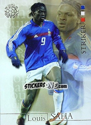 Figurina Louis Saha - World Football 2004 n. 58 - Futera