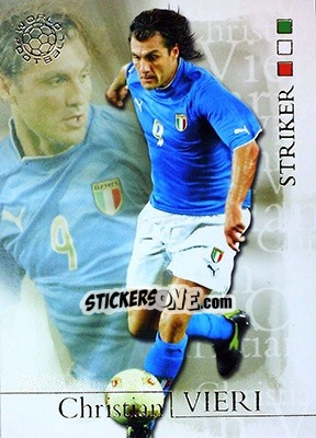 Cromo Christian Vieri - World Football 2004 n. 63 - Futera