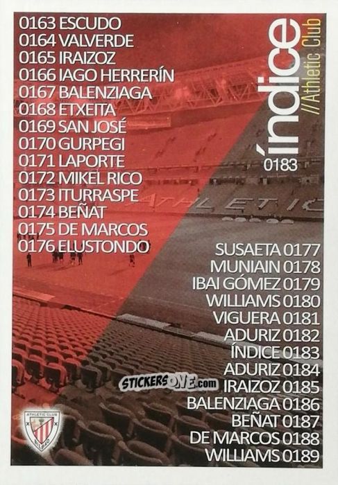 Cromo Índice - Las Fichas Quiz De La Liga 2015-2016 n. 183 - Mundicromo