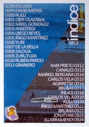 Cromo Índice - Las Fichas Quiz De La Liga 2015-2016 n. 318 - Mundicromo