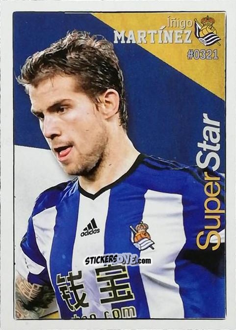 Sticker Íñigo Martínez - Las Fichas Quiz De La Liga 2015-2016 n. 321 - Mundicromo