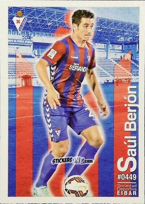 Figurina Saúl Berjón - Las Fichas Quiz De La Liga 2015-2016 n. 449 - Mundicromo