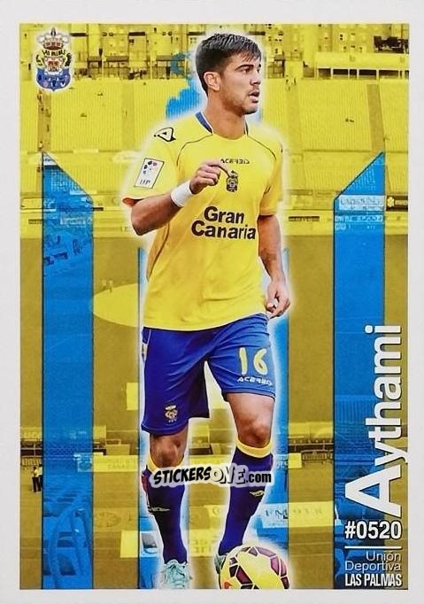 Figurina Aythami - Las Fichas Quiz De La Liga 2015-2016 n. 520 - Mundicromo