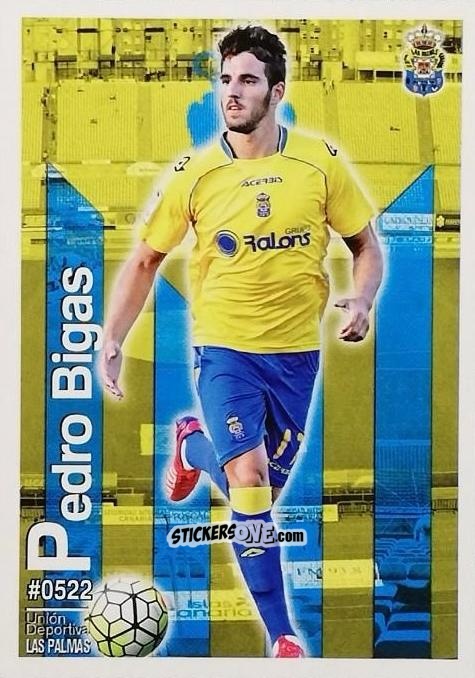 Figurina Pedro Bigas - Las Fichas Quiz De La Liga 2015-2016 n. 522 - Mundicromo