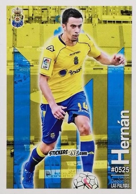 Figurina Hernán Pérez - Las Fichas Quiz De La Liga 2015-2016 n. 525 - Mundicromo