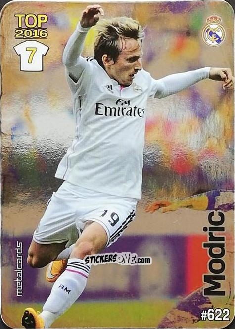 Cromo Modric - Las Fichas Quiz De La Liga 2015-2016 n. 622 - Mundicromo