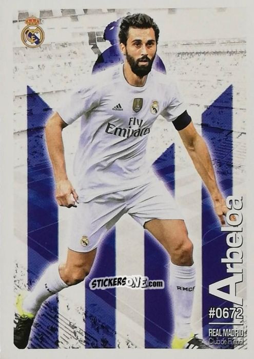 Cromo Arbeloa - Las Fichas Quiz De La Liga 2015-2016 n. 672 - Mundicromo