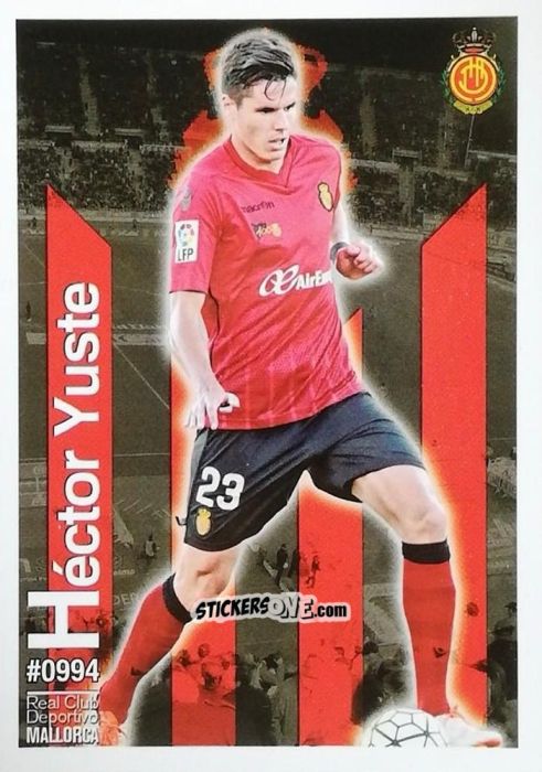 Cromo Héctor Yuste - Las Fichas Quiz De La Liga 2015-2016 n. 994 - Mundicromo