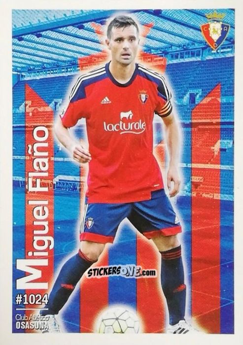 Figurina Miguel Flaño - Las Fichas Quiz De La Liga 2015-2016 n. 1024 - Mundicromo