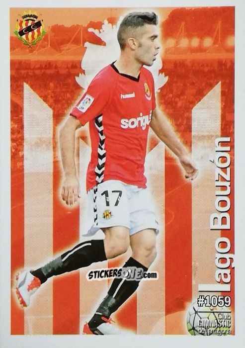 Figurina Iago Bouzón - Las Fichas Quiz De La Liga 2015-2016 n. 1059 - Mundicromo
