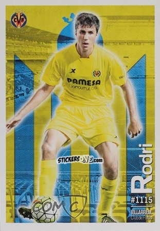 Figurina Rodri - Las Fichas Quiz De La Liga 2015-2016 n. 1115 - Mundicromo