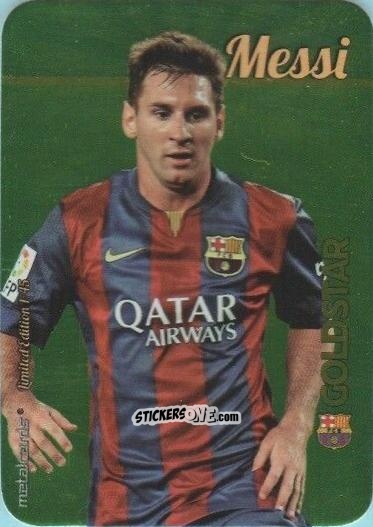 Cromo Messi - Las Fichas Quiz De La Liga 2015-2016 n. GS1 - Mundicromo