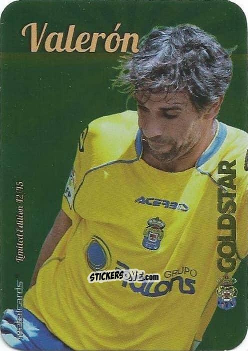 Figurina Valerón - Las Fichas Quiz De La Liga 2015-2016 n. GS42 - Mundicromo