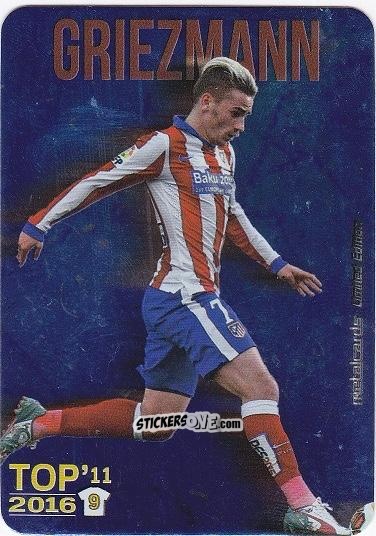 Sticker Griezmann - Las Fichas Quiz De La Liga 2015-2016 n. T9 - Mundicromo