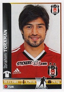 Cromo Ibrahim Toraman - Spor Toto Süper Lig 2012-2013 n. 30 - Panini