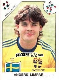 Figurina Anders Limpar - FIFA World Cup Italia 1990 n. 242 - Panini