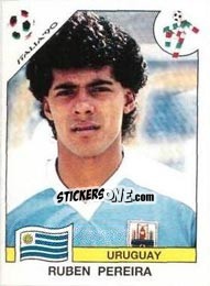 Figurina Ruben Pereira - FIFA World Cup Italia 1990 n. 376 - Panini