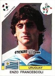 Cromo Enzo Francescoli - FIFA World Cup Italia 1990 n. 379 - Panini