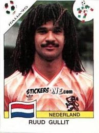 Cromo Ruud Gullit - FIFA World Cup Italia 1990 n. 416 - Panini