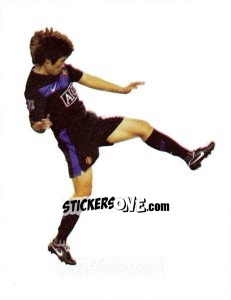 Figurina Ji-sung Park in action - PVC - Manchester United 2009-2010 n. 102 - Panini