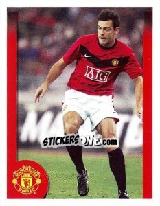 Figurina Darron Gibson in action - Manchester United 2009-2010 n. 184 - Panini