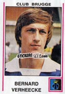 Cromo Bernard Verheecke - Football Belgium 1979-1980 n. 139 - Panini