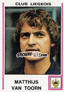 Figurina Matthijs van Toorn - Football Belgium 1979-1980 n. 214 - Panini