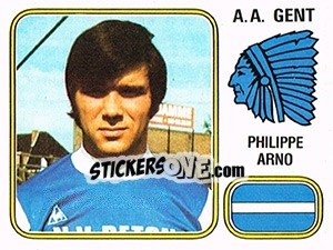 Figurina Philippe Arno - Football Belgium 1980-1981 n. 160 - Panini