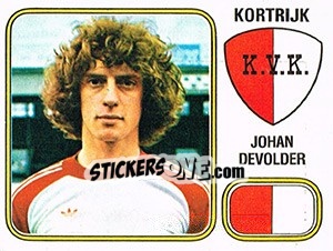 Cromo Johan Devolder - Football Belgium 1980-1981 n. 176 - Panini