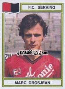Figurina Marc Grosjean - Football Belgium 1983-1984 n. 268 - Panini