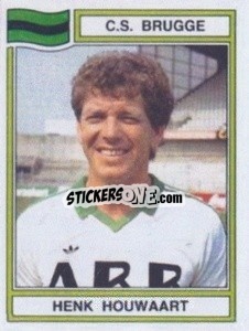 Cromo Henk Houwaart - Football Belgium 1983-1984 n. 112 - Panini