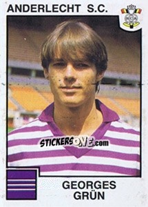 Sticker Georges Grun - Football Belgium 1984-1985 n. 11 - Panini