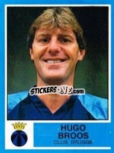 Cromo Hugo Broos - Football Belgium 1986-1987 n. 115 - Panini