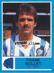 Figurina Frank Nollet - Football Belgium 1986-1987 n. 156 - Panini