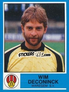 Cromo Wim Deconinck - Football Belgium 1986-1987 n. 311 - Panini