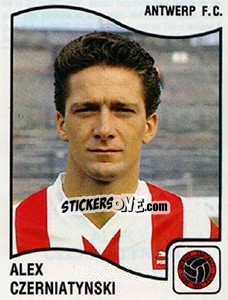 Cromo Alex Czerniatynski - Football Belgium 1989-1990 n. 36 - Panini