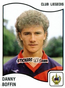 Cromo Danny Boffin - Football Belgium 1989-1990 n. 195 - Panini