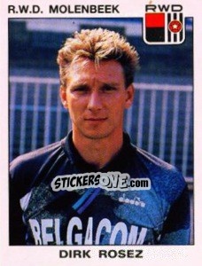 Figurina Dirk Rosez - Football Belgium 1992-1993 n. 273 - Panini