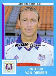 Cromo Patrick Van Diemen - Football Belgium 1999-2000 n. 39 - Panini