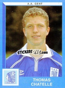 Sticker Thomas Chatelle - Football Belgium 1999-2000 n. 164 - Panini