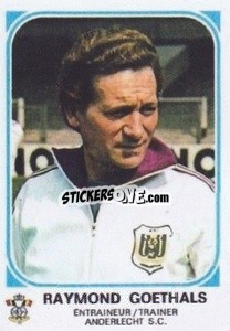 Sticker Raymond Goethals - Football Belgium 1976-1977 n. 14 - Panini