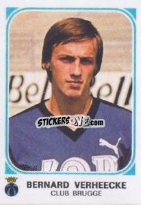 Cromo Bernard Verheecke - Football Belgium 1976-1977 n. 151 - Panini