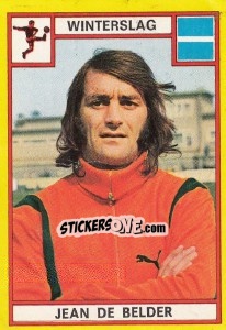 Figurina Jean de Belder - Football Belgium 1974-1975 n. 331 - Panini