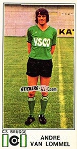 Sticker Andre Van Lommel